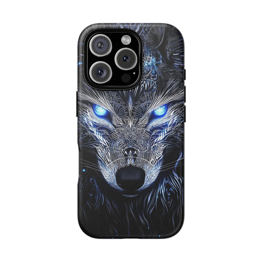 Majestueuze Wolf met Gloeiende Ogen