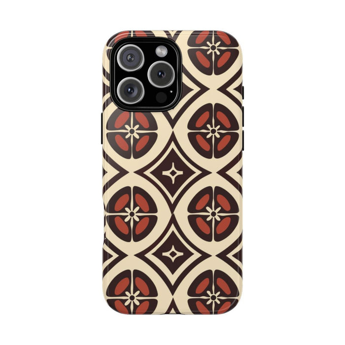 Geometrisch Bruin-Beige Patroon