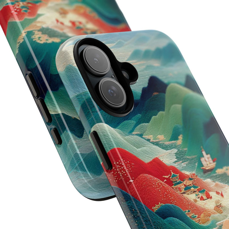 Kleurrijk Berglandschap met Illustratie