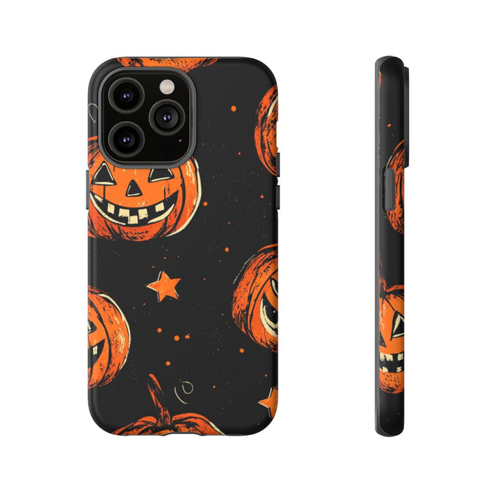 Grunge Halloween Pompoenenpatroon