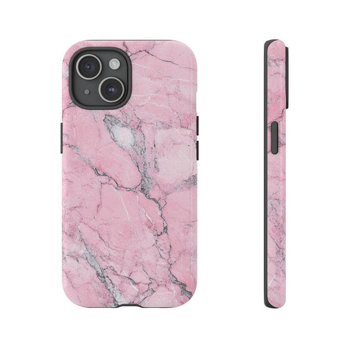 Roze Marmerstructuur met Glanzende Afwerking