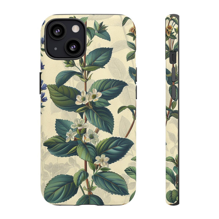 Vintage Botanisch Kruidenpatroon
