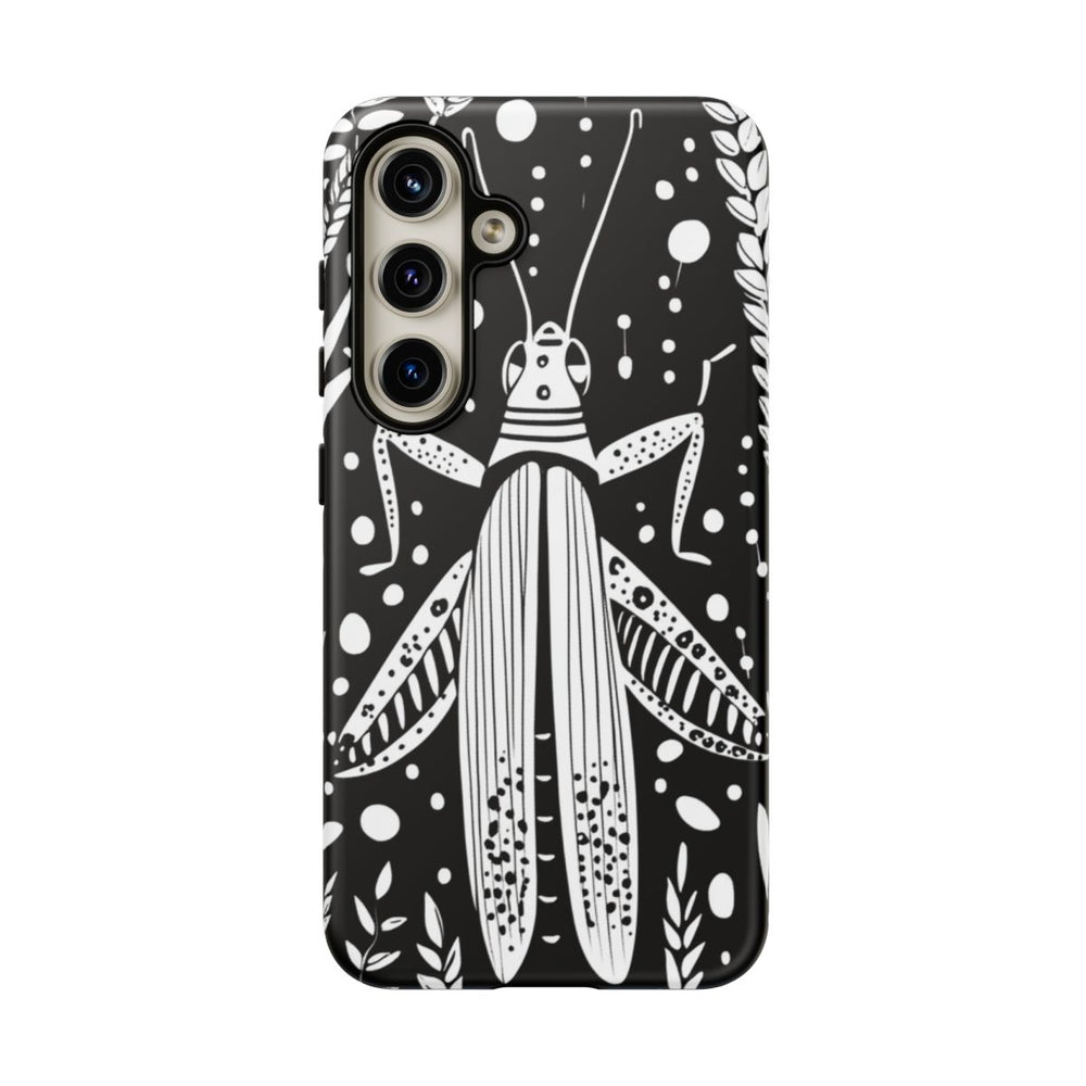 Zwart-Wit Sprinkhaan en Roggepatroon