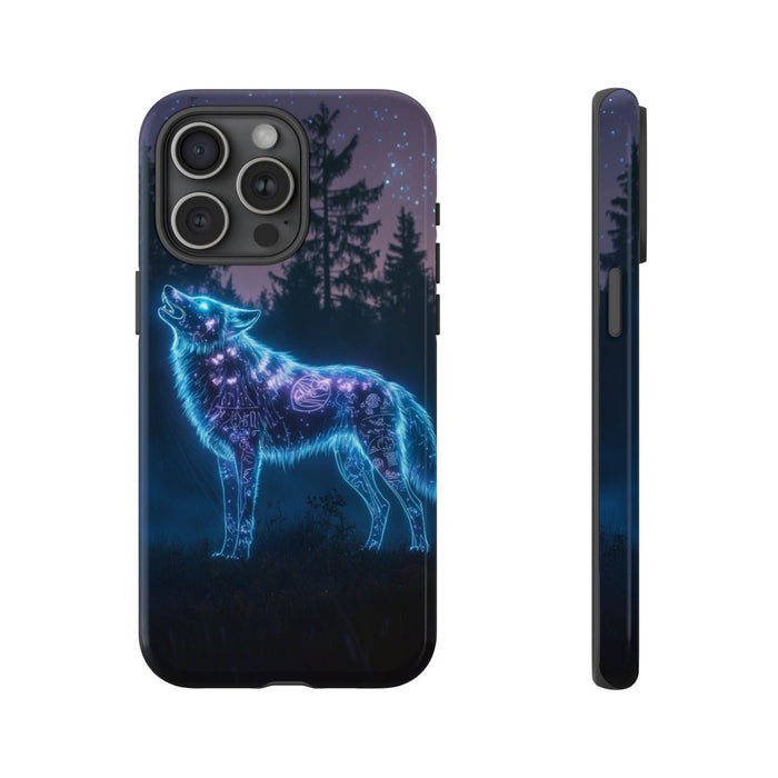 Gloeiende Wolf met Oeroude Symbolen