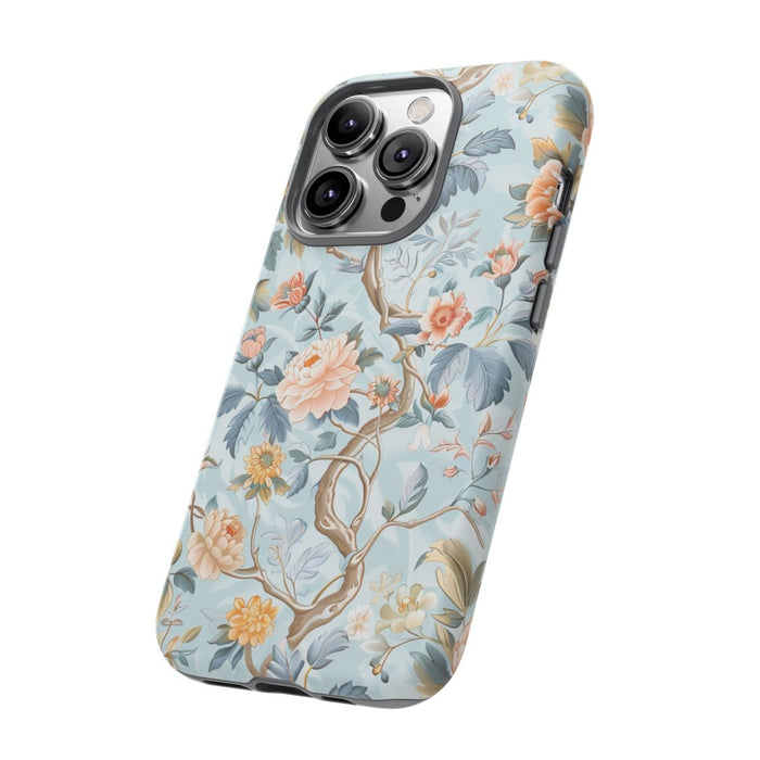 Pastel Chinoiserie Bloemenpatroon