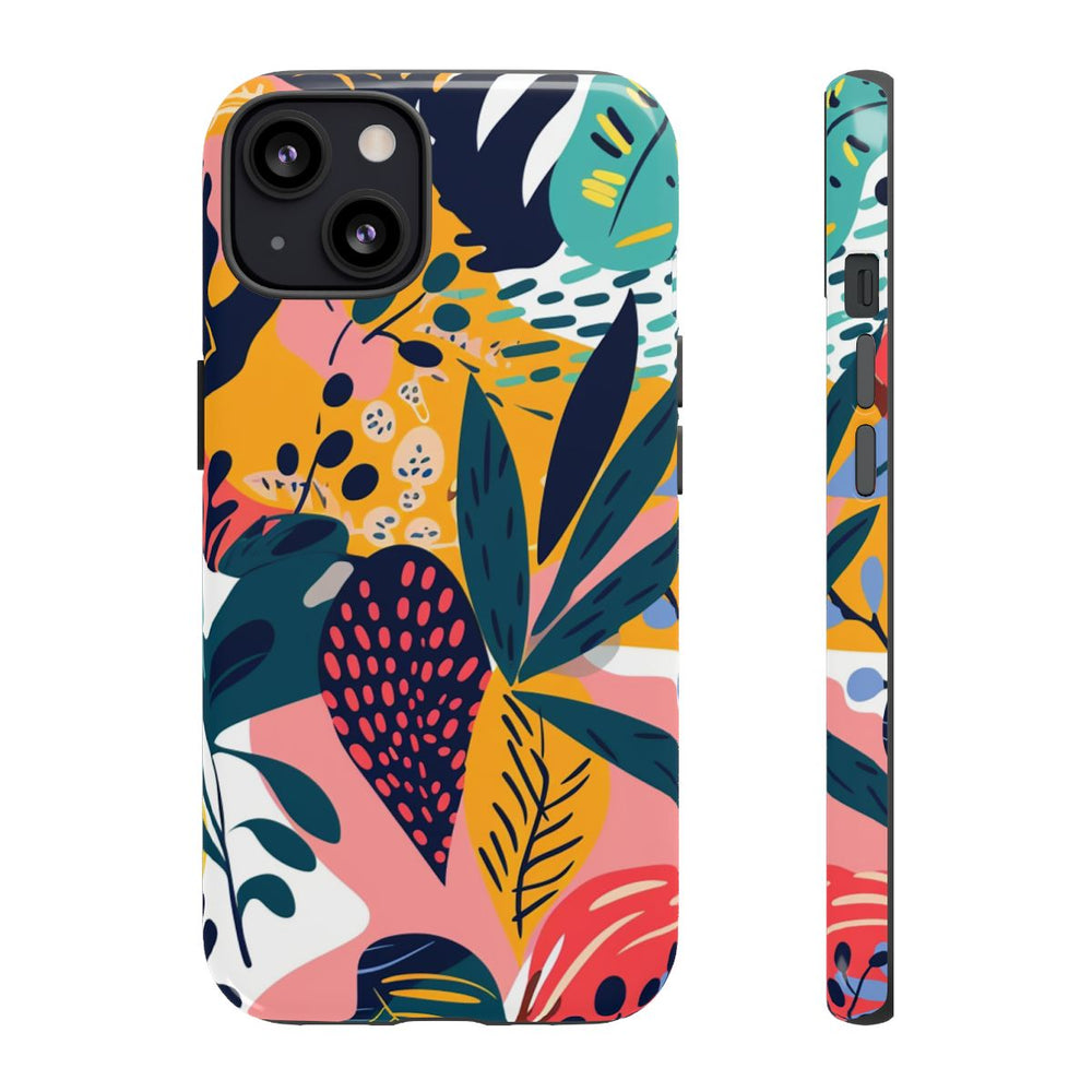 Vrolijk Tropisch Bladerenpatroon