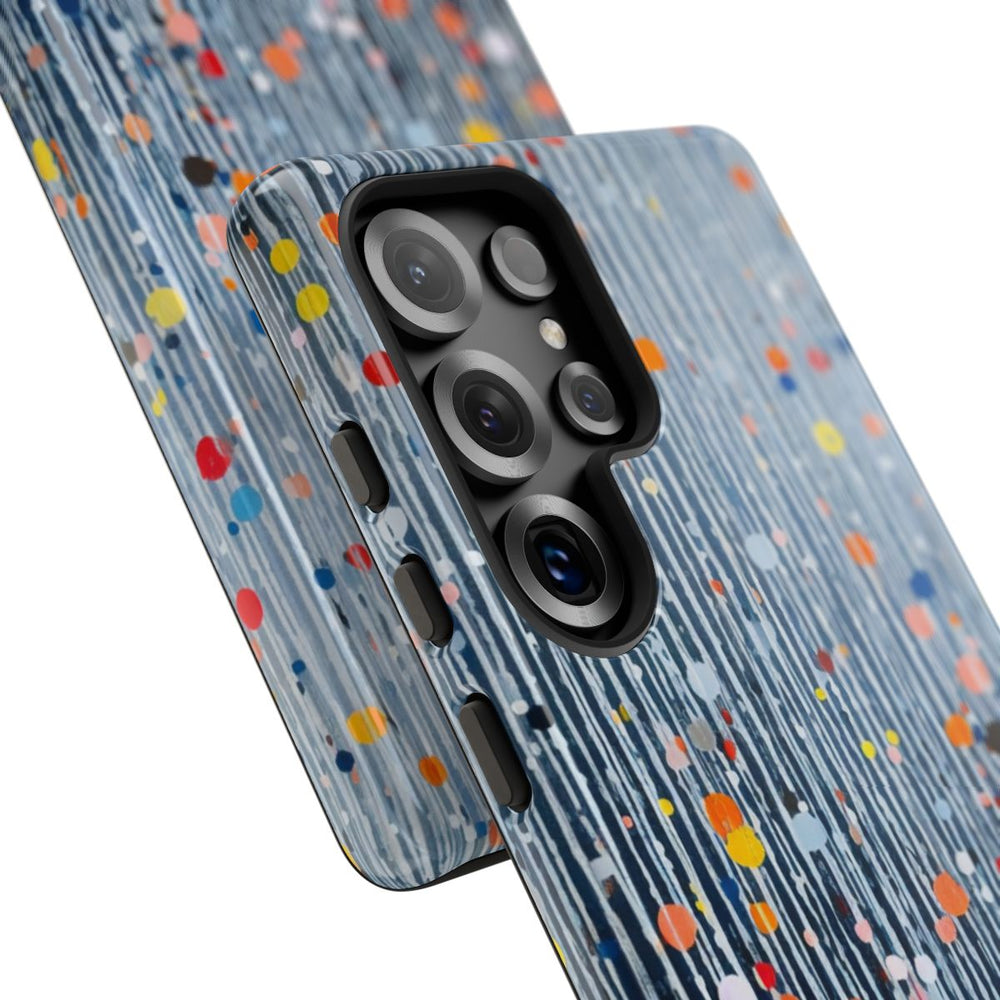 Kleurrijk Abstract Patroon met Dots en Lijnen