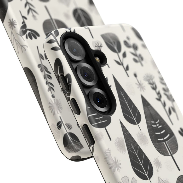 Monochroom Botanisch Patroon