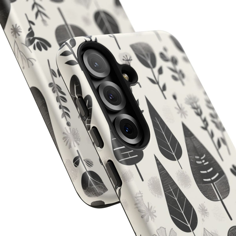 Monochroom Botanisch Patroon
