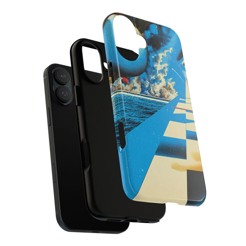 Surrealistische Geometrische Oceaanscène