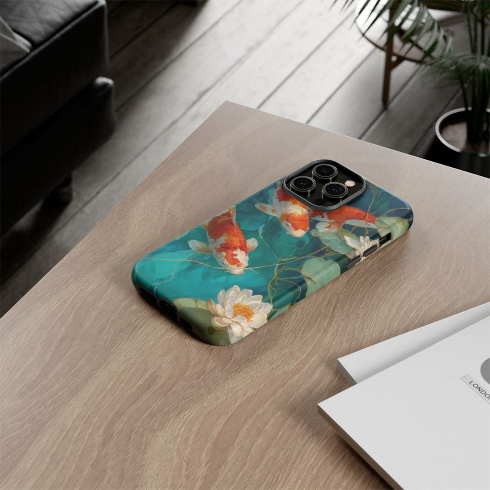 Kleurrijke Koi en Waterlelies