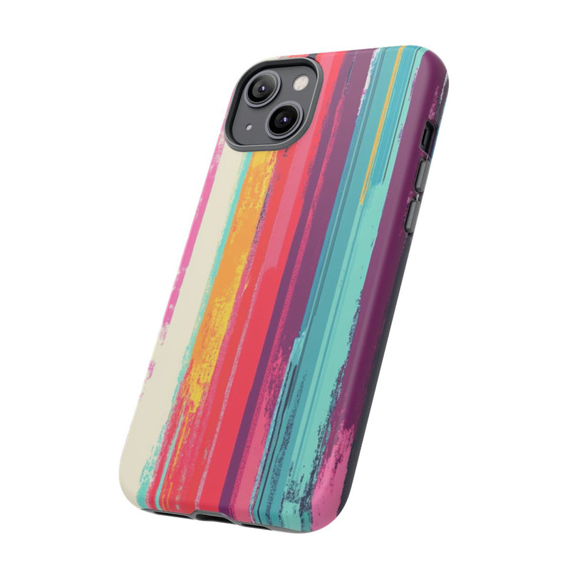 Levendige Verticale Strepen Abstracte Kunst