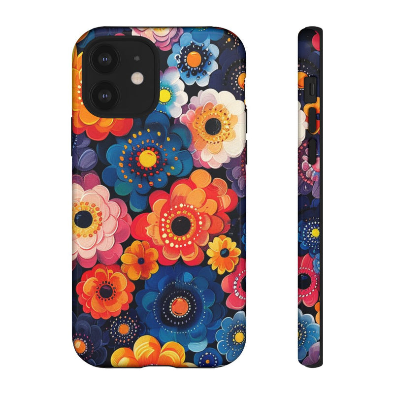 Levendig Abstract Bloemenpatroon