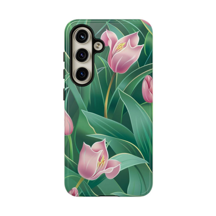Roze Tulp Bloemenpatroon