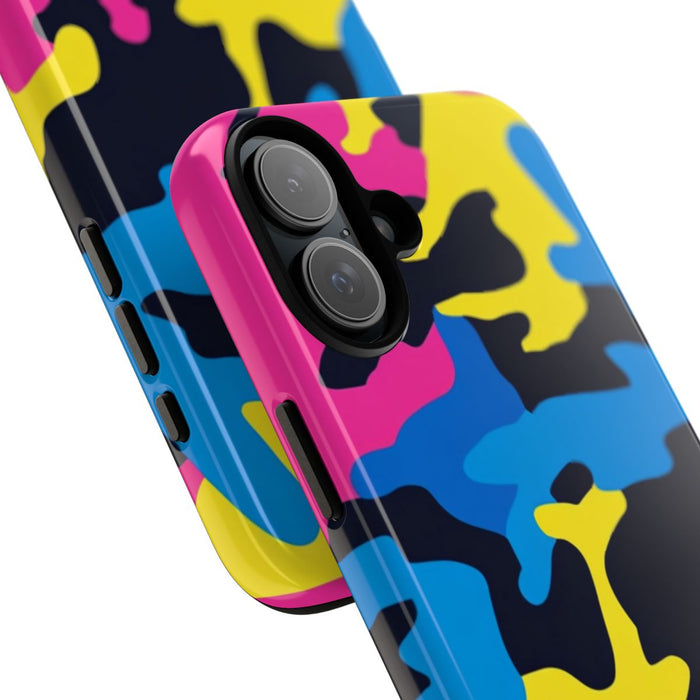 Neon Kleurrijk Camouflagepatroon