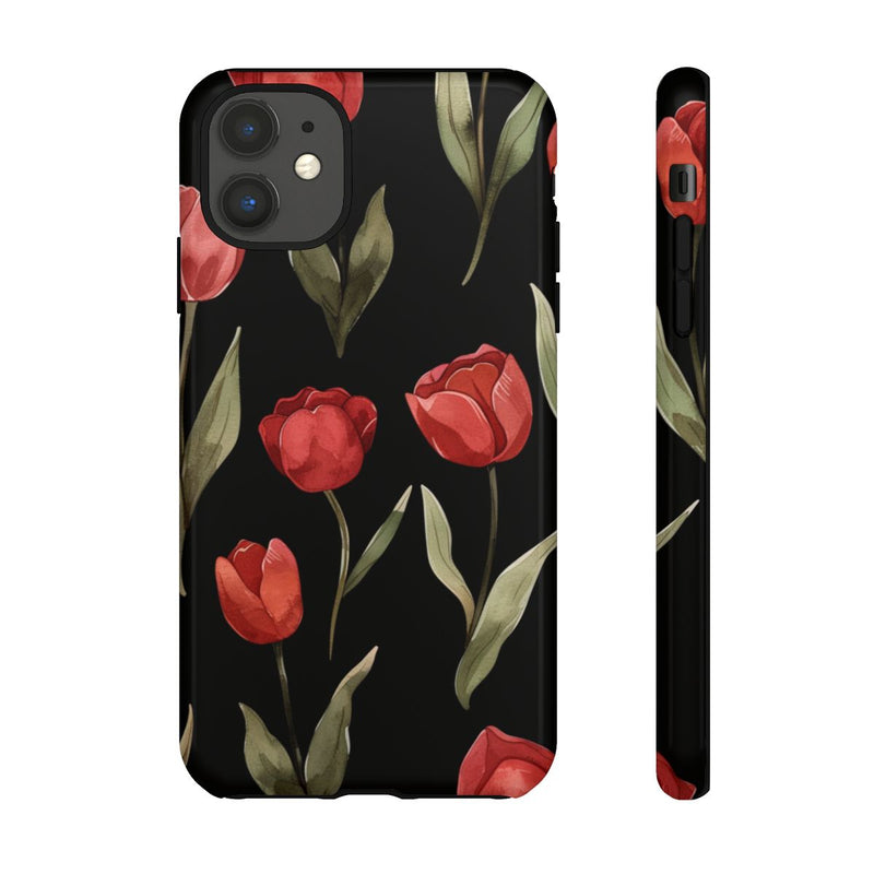 Rode Tulp Bloemenpatroon