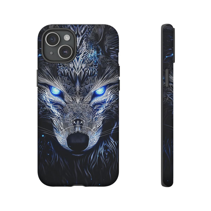 Majestueuze Wolf met Gloeiende Ogen