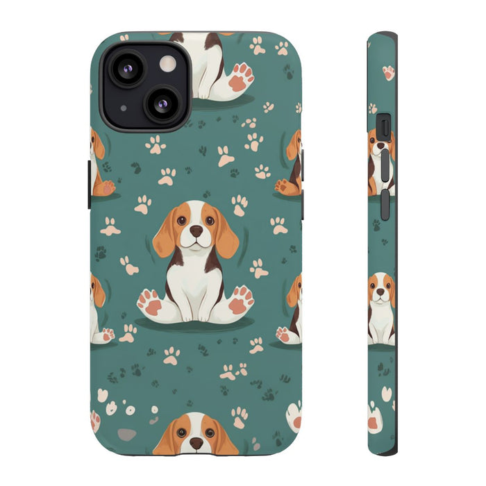 Beagles met Pootafdrukken Patroon