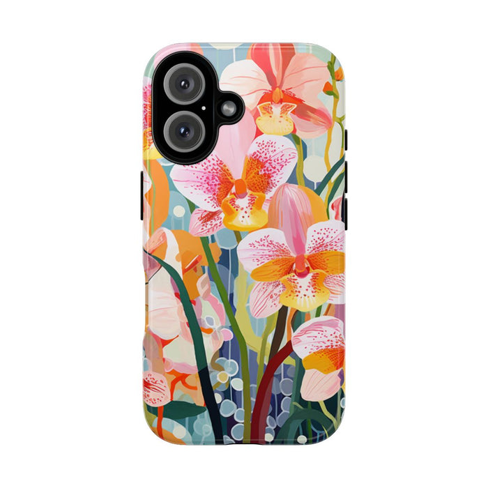 Kleurrijke Orchideeën Illustratie