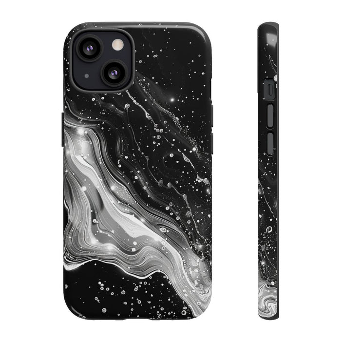 Zwart-Wit Abstracte Galaxie