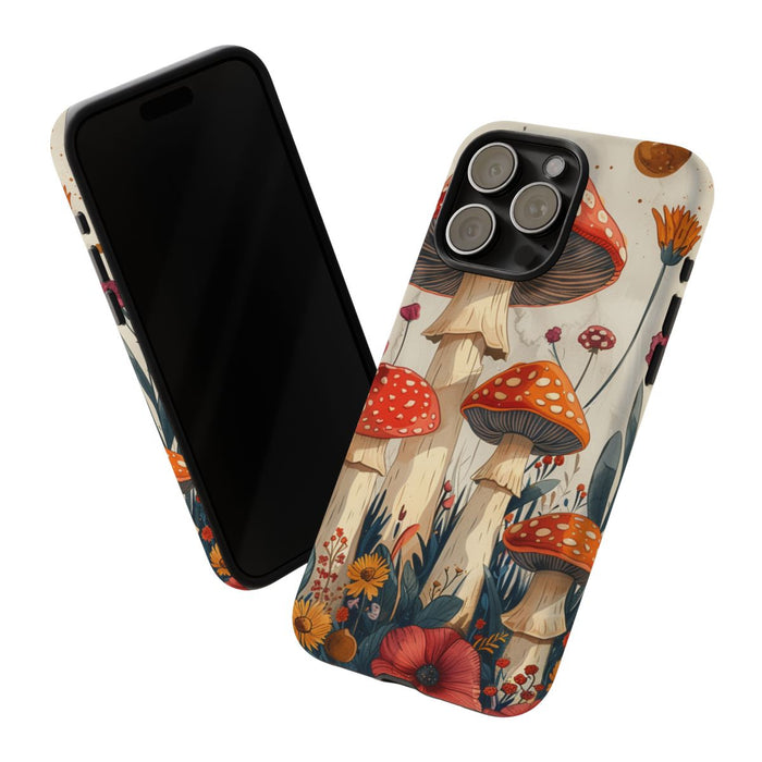 Vrolijke Paddenstoelen en Bloemen