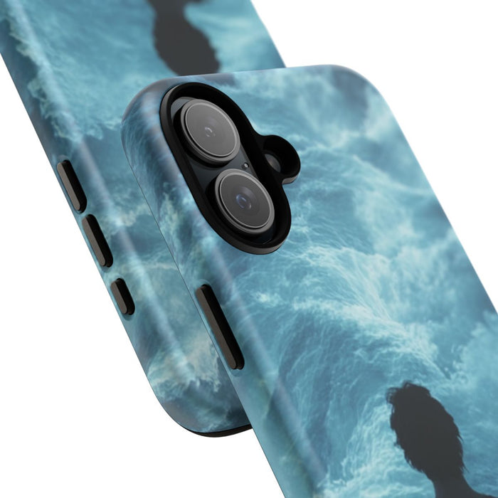 Persoon Voor Kolkende Watergolven