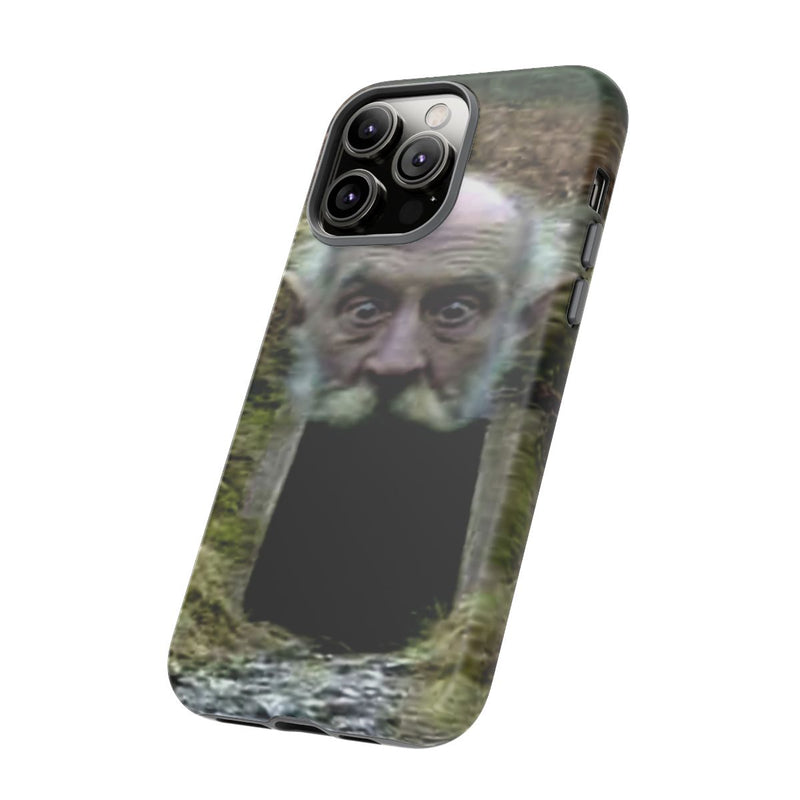 Surrealistische Reuzenhoofd-Toegang in de Natuur