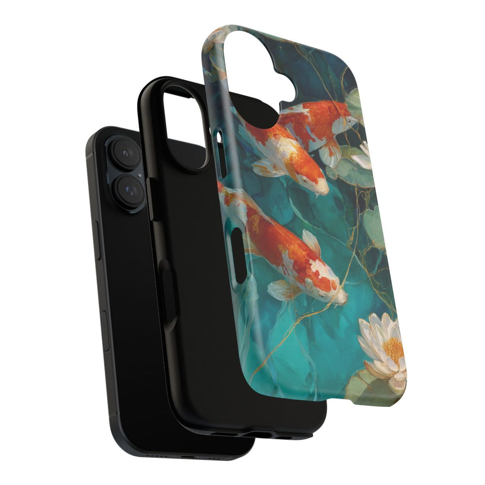 Koi Karpers en Waterlelies