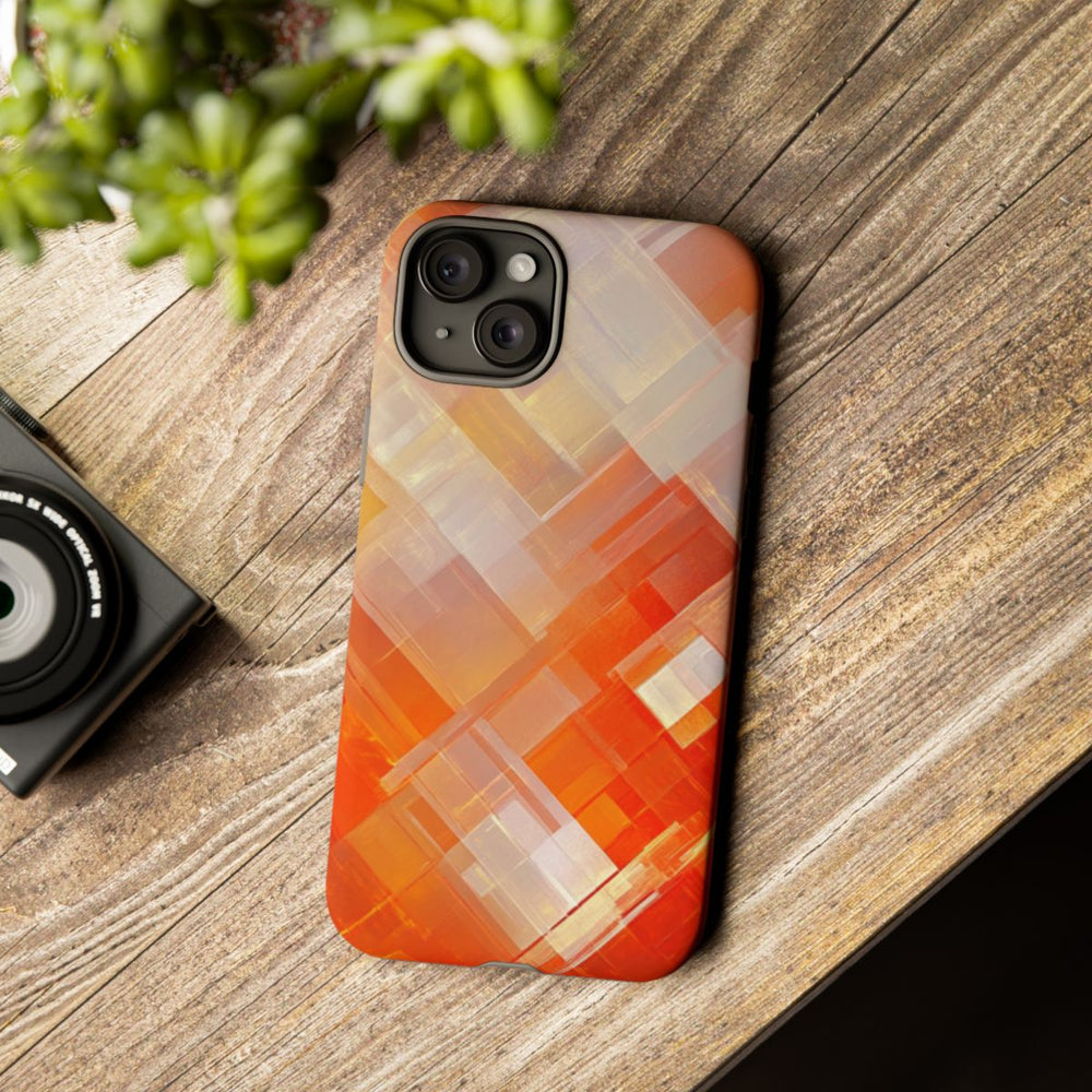 Abstract Geometrisch Oranje Patroon