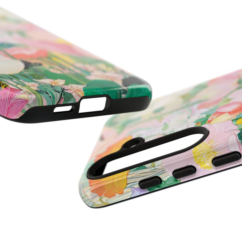 Fraaie Pastelkleurige Bloementuin