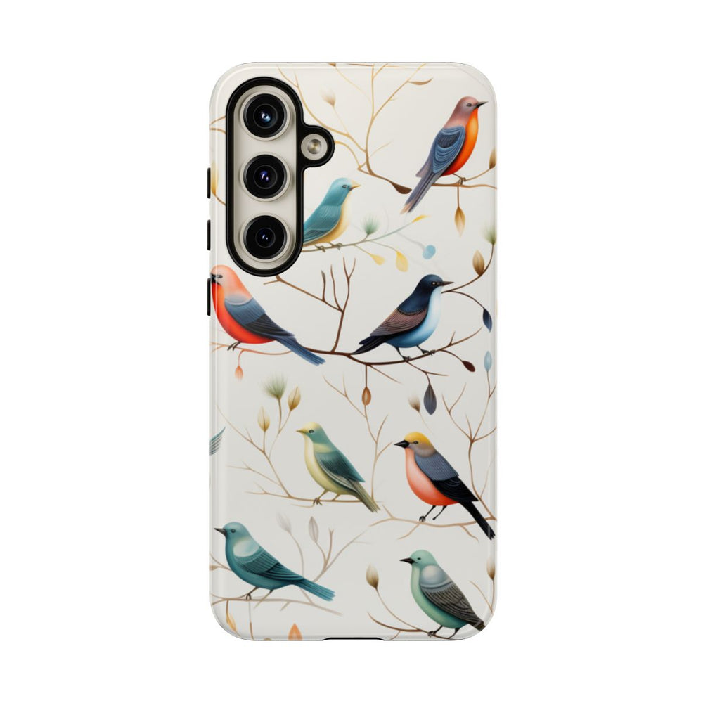 Vrolijke Vogels op Takken Patroon