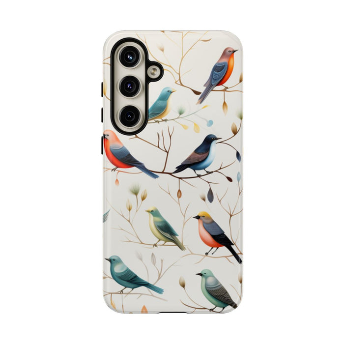 Vrolijke Vogels op Takken Patroon