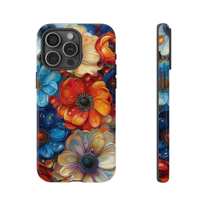 Levendig Abstract Bloemenpatroon