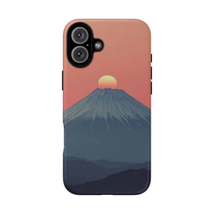 Mount Fuji bij Zonsondergang