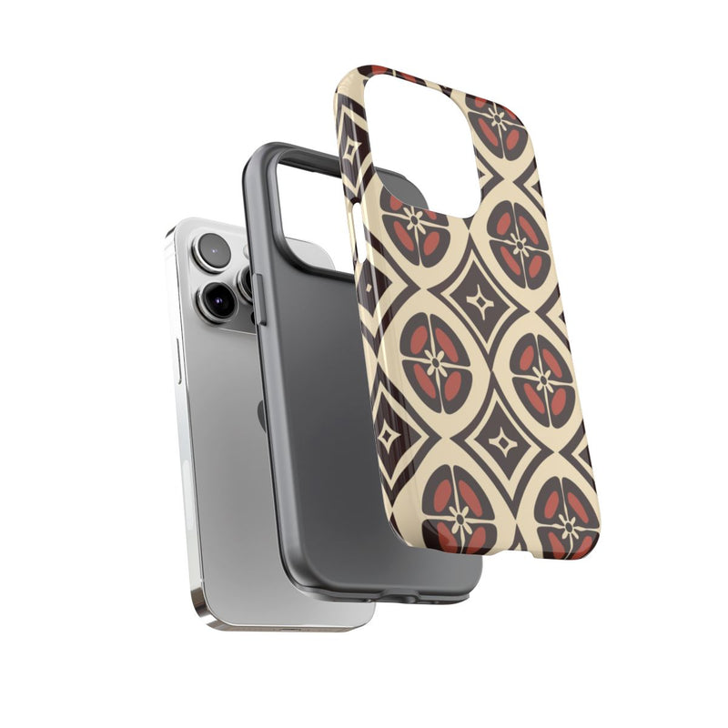Geometrisch Bruin-Beige Patroon