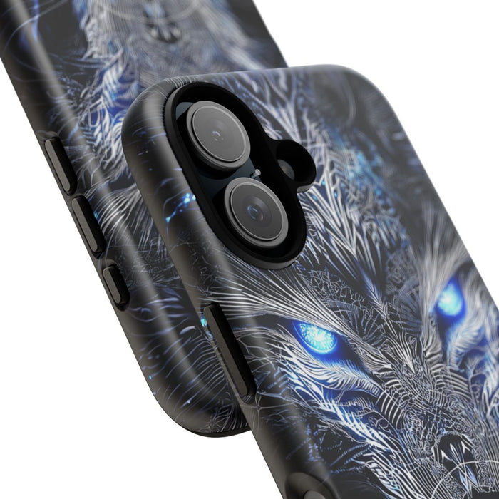 Majestueuze Wolf met Gloeiende Ogen