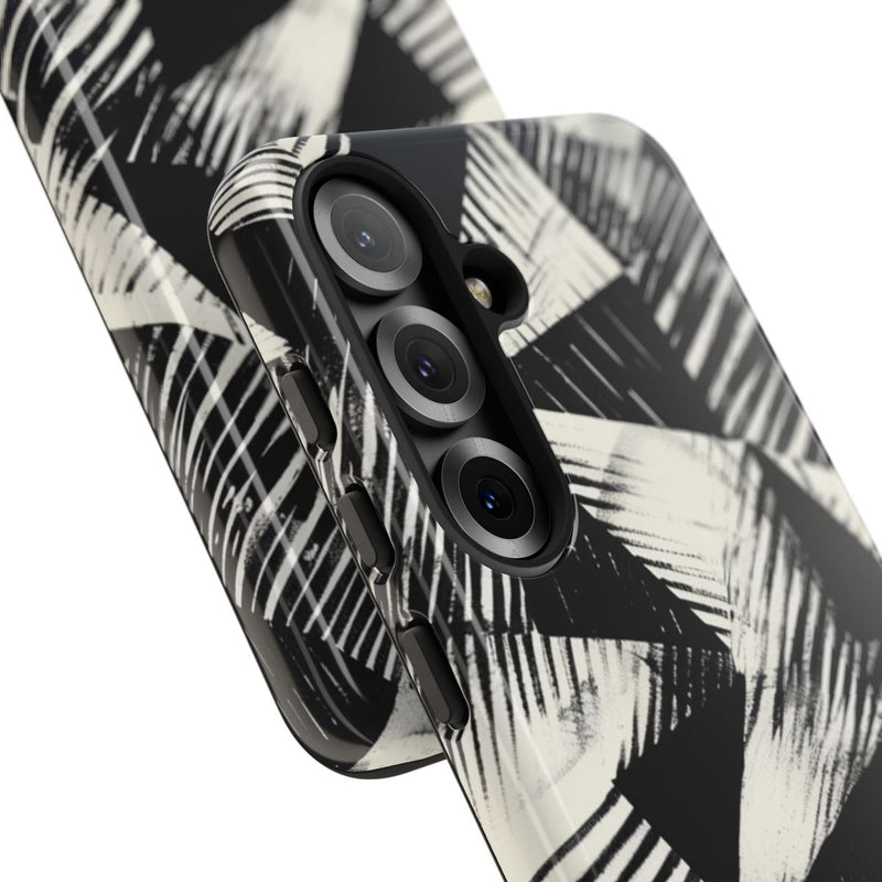 Zwart-Wit Geometrisch Patroon