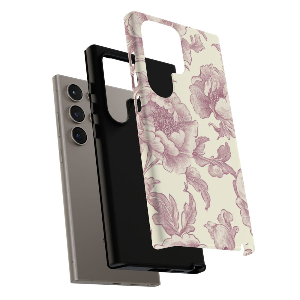 Elegante Victoriaanse Bloemenprint