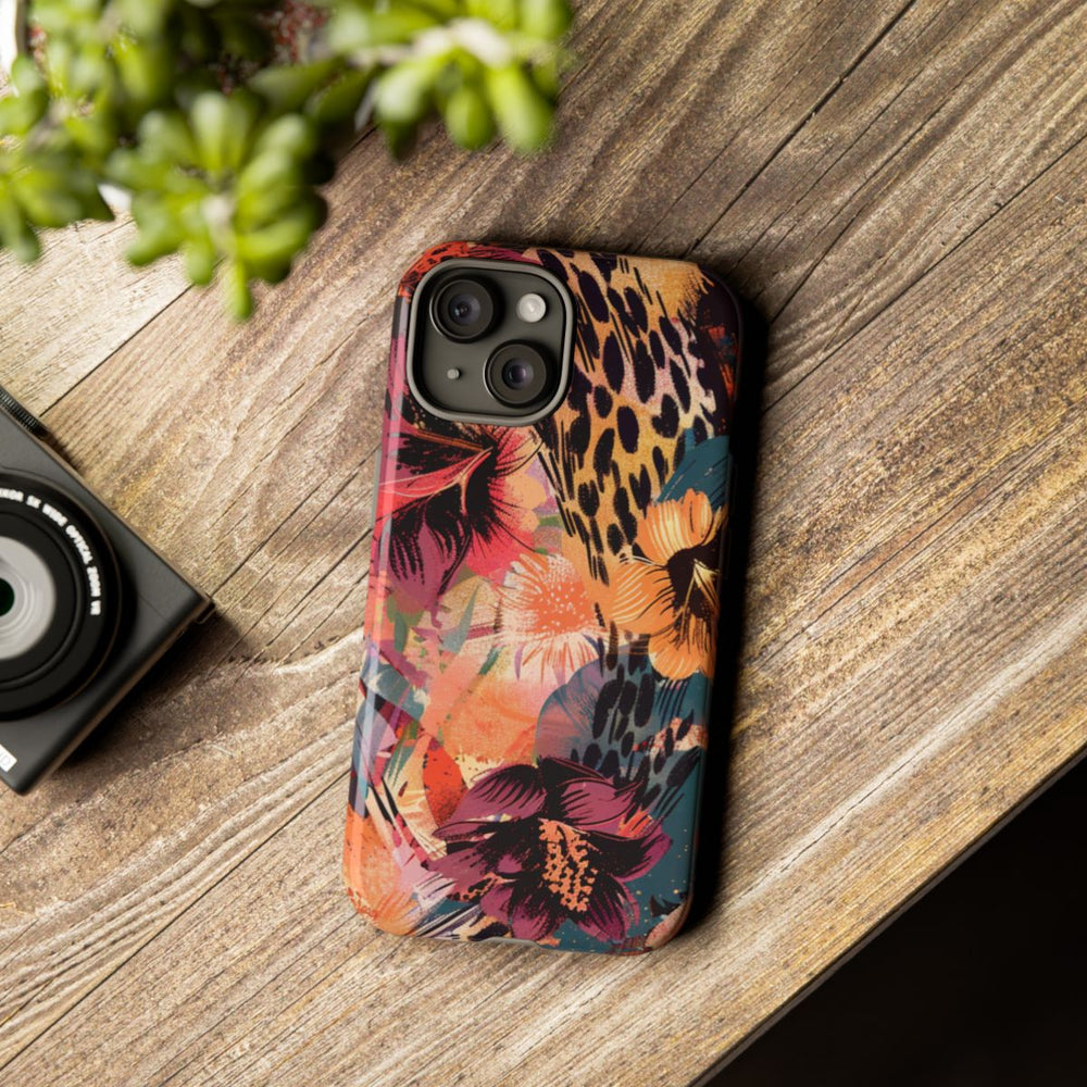 Abstracte Bloemen- en Dierenprint