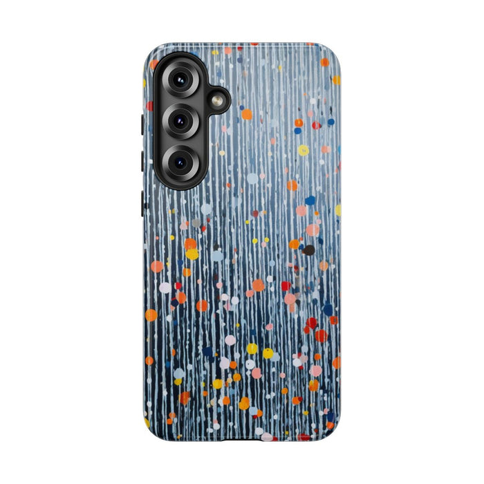 Kleurrijk Abstract Patroon met Dots en Lijnen