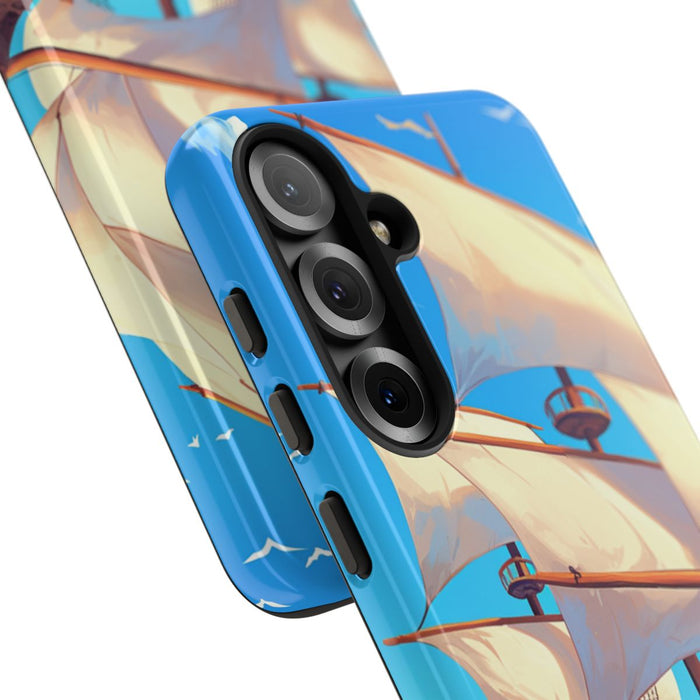 Zeilschip op Blauwe Oceaan
