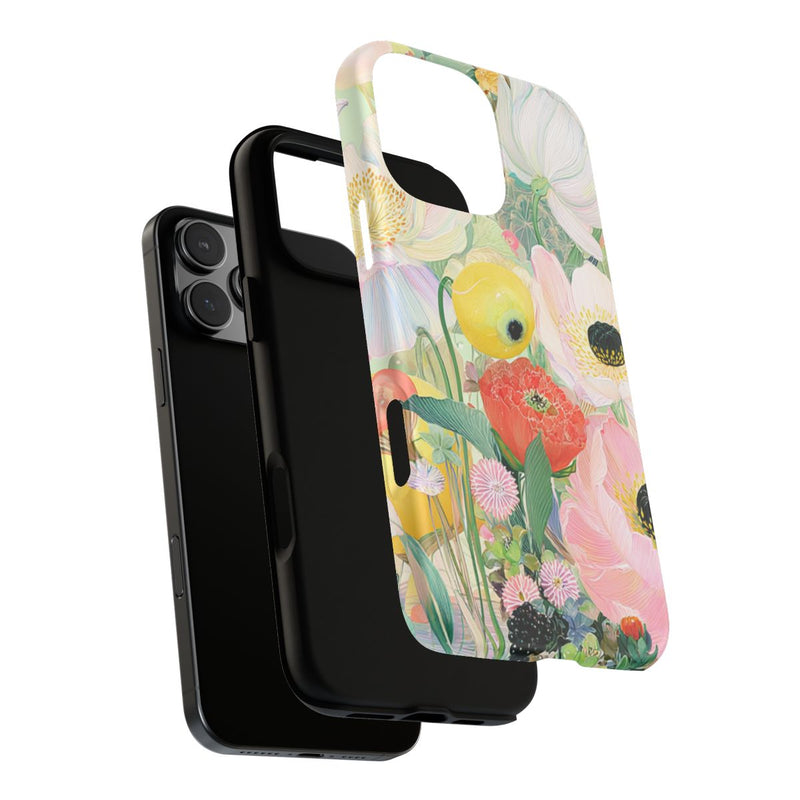 Lichte Pastelbloemen met Vogels