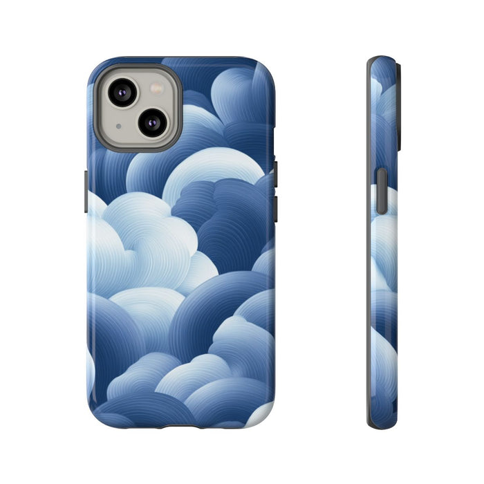 Blauw-Wit Wolkenpatroon