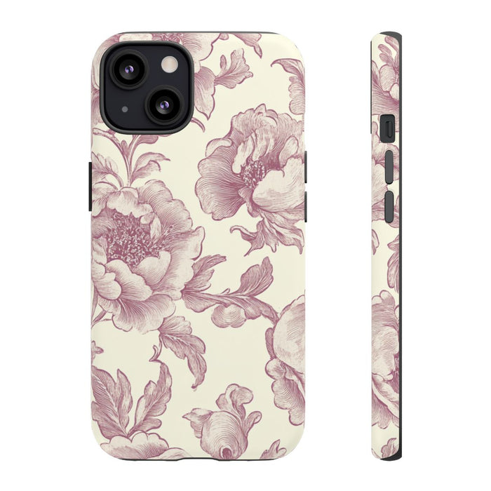 Elegante Victoriaanse Bloemenprint