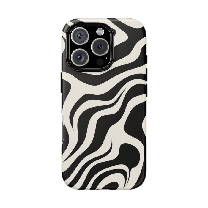Zwart-Wit Abstract Zebra-Patroon