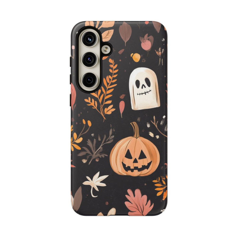 Halloween Pompoen- en Spookmotief