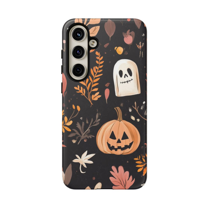 Halloween Pompoen- en Spookmotief