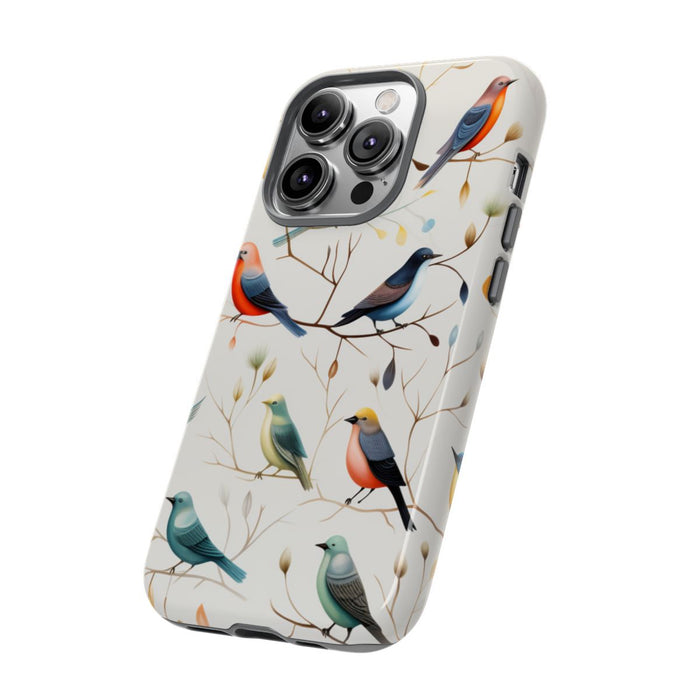 Vrolijke Vogels op Takken Patroon