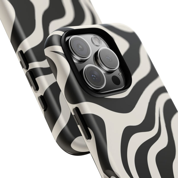 Zwart-Wit Abstract Zebra-Patroon