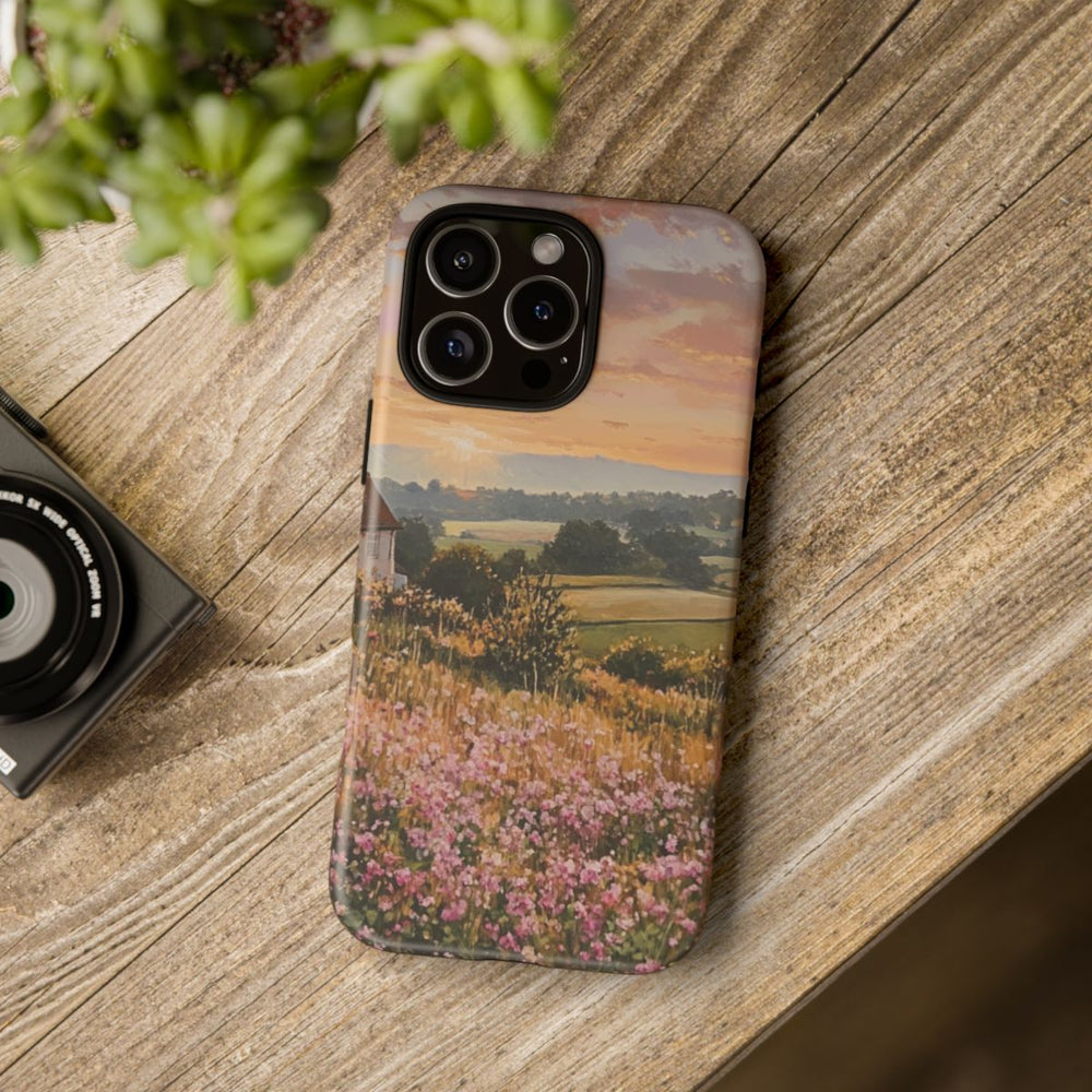 Landelijk Ochtendlandschap met Bloemen